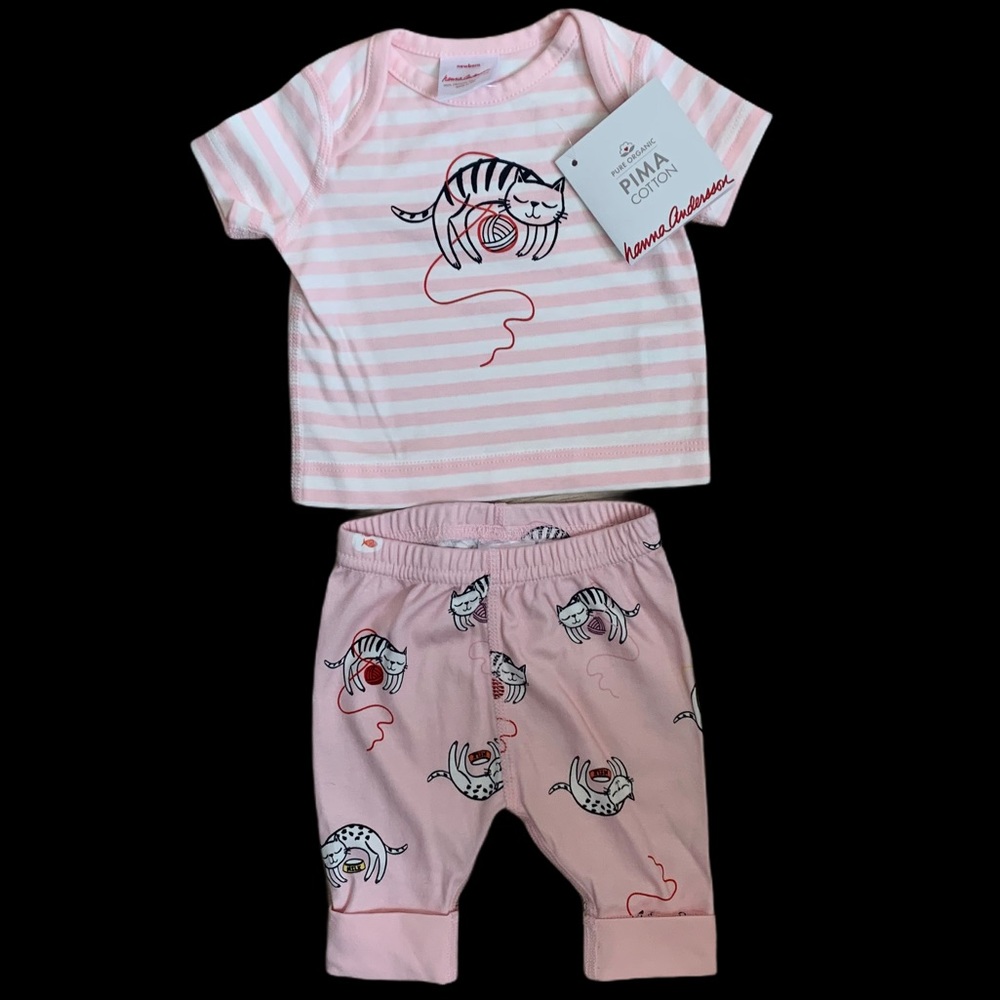 NWT Hanna Andersson Pink Newborn Set